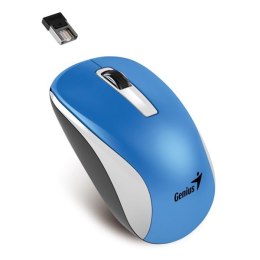 Genius Mysz NX-7010, 1200DPI, 2.4 [GHz], optyczna, 3kl., bezprzewodowa, niebieska, uniwersalny