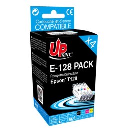 UPrint kompatybilny ink / tusz z C13T128, 1xblack/1xcyan/1xmagenta/1xyellow, 4x10ml, E-128 PACK, dla Epson Stylus S22, SX125, 42