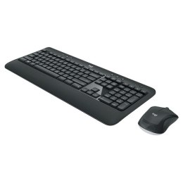 Logitech MK540, zestaw klawiatura z myszą optyczną bezprzewodową, AA, US, multimedialny, odbiornik nano z technologią Logitech U