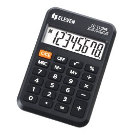 Eleven Kalkulator LC110NR, czarna, kieszonkowy, 8 miejsc