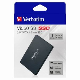 Dysk SSD wewnętrzny Verbatim wewnętrzny SATA III, 1000GB, GB, 1TB, Vi550, 49353, 560 MB/s-R, 535 MB/s-W