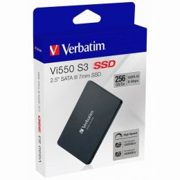 Dysk SSD wewnętrzny Verbatim wewnętrzny SATA III, 256GB, GB, Vi550, 49351, 560 MB/s-R, 460 MB/s-W
