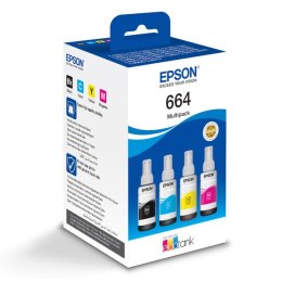 Epson oryginalny ink / tusz C13T66464A, CMYK, Epson L100, L200, L300