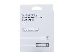 Avacom USB kabel (2.0), USB A M - Apple Lightning M, 1.2m, biały, certyfikat MFi