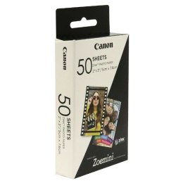 Canon ZINK Photo Paper, foto papier, bez marginesu typ połysk, Zero Ink typ biały, 5x7,6cm, 2x3