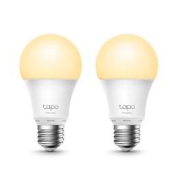 LED żarówka TP-LINK Tapo L510E, E27, 220-240V, 8.7W, 806lm, 2700k, ciepła biel, 15000h, stmívatelná chytrá Wi-Fi žárovka, 2 kusy