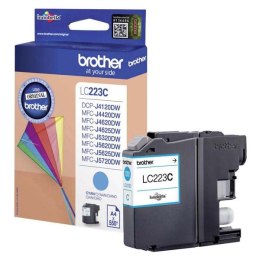 Brother oryginalny ink / tusz LC-223C, cyan, 600s, Brother MFC-J4420DW, MFC-J4620DW