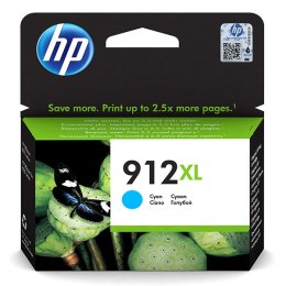 HP oryginalny ink / tusz 3YL81AE, HP 912XL, cyan, 825s, high capacity, HP Officejet 8012, 8013, 8014, 8015 OJ Pro 8020