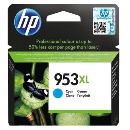 HP oryginalny ink / tusz F6U16AE, HP 953XL, cyan, 1600s, 20ml, high capacity, HP OfficeJet Pro 8218,8710,8720,8730,8740