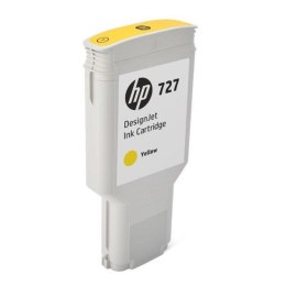 HP oryginalny ink / tusz F9J78A, HP 727, yellow, 300ml, HP DesignJet T1530,T2530,T930,T1500,T2500,T920
