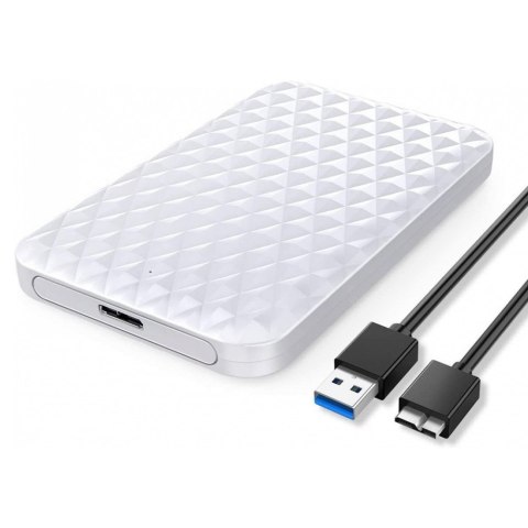 Orico Obudowa na dysk SATA 2,5" USB-C 5Gbps biała