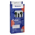 Defender Pulse 420, słuchawki z mikrofonem, bez regulacji głośności na przewodzie, czarno-zielona, douszne, 3.5 mm jack