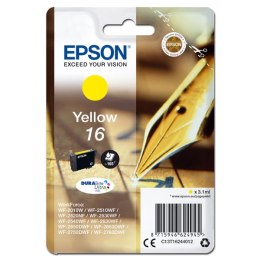 Epson oryginalny ink / tusz C13T16244012, T162440, yellow, 3.1ml, Epson WorkForce WF-2540WF, WF-2530WF, WF-2520NF, WF-2010