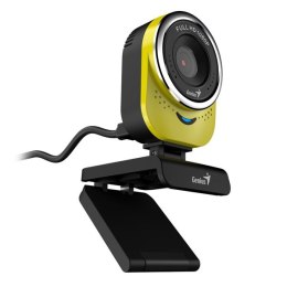 Genius kamera web Full HD QCam 6000, 1920x1080, USB 2.0, żółta, Windows 7 a vyšší, FULL HD, 30 FPS