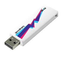 Goodram USB pendrive  USB 2.0, 16GB, UCL2, biały, UCL2-0160W0R11, USB A, wysuwane złącze