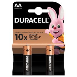 Bateria alkaliczna, AA, 1.5V, Duracell, blistr, 2-pack, 42301, Basic