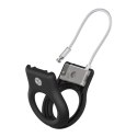 Belkin Secure AirTag Holder Wire Cable - Black