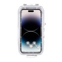 Plastikowe wodoodporne etui Puluz na iPhone 14 Plus/Pro Max/13 Pro Max/12 Pro Max/11 Pro Max (biały)