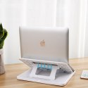 Orico Podstawka pod laptop, regulowana, biała