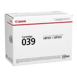 Canon oryginalny toner CRG 039, black, 11000s, 0287C001, Canon imageCLASS LBP351dn,352dn,i-SENSYS LBP351x,352x, O