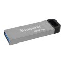 Kingston USB pendrive USB 3.0, 64GB, DataTraveler(R) Kyson, srebrny, DTKN/64GB, USB A, z oczkiem na brelok