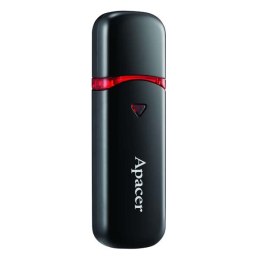 Apacer USB pendrive USB 2.0, 16GB, AH333, czarny, AP16GAH333B-1, USB A, z osłoną