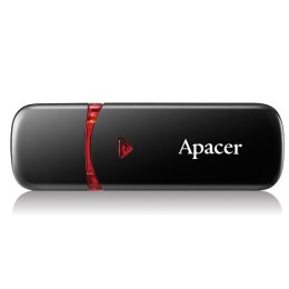 Apacer USB pendrive USB 2.0, 32GB, AH333, czarny, AP32GAH333B-1, USB A, z osłoną