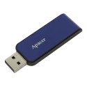 Apacer USB pendrive USB 2.0, 32GB, AH334, niebieski, AP32GAH334U-1, USB A, z wysuwanym złączem