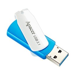 Apacer USB pendrive USB 3.0, 32GB, AH357, niebieski, AP32GAH357U-1, USB A, z obrotową osłoną