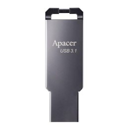 Apacer USB pendrive USB 3.0, 32GB, AH360, srebrny, AP32GAH360A-1, z oczkiem na brelok
