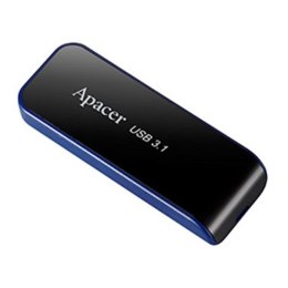 Apacer USB pendrive USB 3.0, 32GB, AH356, czarny, AP32GAH356B-1, USB A, z wysuwanym złączem