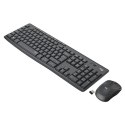 Logitech MK295, zestaw klawiatura z myszą optyczną bezprzewodową, AAA, CZ, multimedialny, 2.4 [GHz], bezprzewodowa, szara