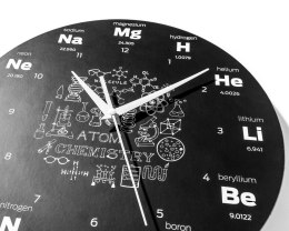 Zegar dla chemika - godziny z tablicy Mendelejewa