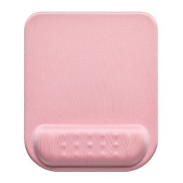 Podkładka pod mysz i nadgarstek, Powerton Ergoline Pastel Edition, ergonomiczna, różowa, piana, 20.5x24.5 cm, Powerton