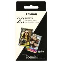 Canon ZINK Photo Paper, foto papier, bez marginesu typ połysk, Zero Ink typ biały, 5x7,6cm, 2x3", 20 szt., 3214C002, termo,Canon