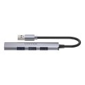 Unitek Hub USB-A 3*USB-A 5 Gbps, 2*USB-A 2.0 alu