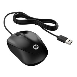 HP Mysz X1000, 1200DPI, optyczna, 3kl., przewodowa USB, czarna, Microsoft Windows Vista/XP/7/8