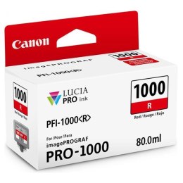 Canon oryginalny ink / tusz 0554C001, red, 5355s, 80ml, PFI-1000R, Canon imagePROGRAF PRO-1000