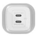 Belkin 65W PD PPS Dual USB-C GaN Charger White