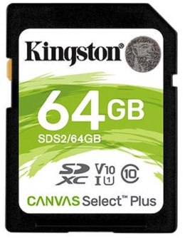 Karta pamięci SD KINGSTON 64 GB uszkodzone opakowanie
