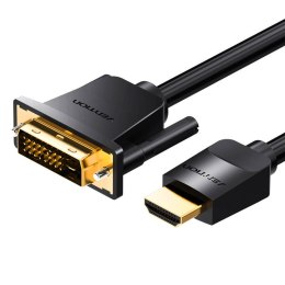 Kabel HDMI do DVI 1m Vention ABFBF (Czarny)