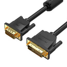 Kabel DVI(24+5) do VGA 5m Vention EACBJ Czarny