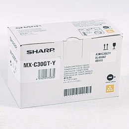 Sharp oryginalny toner MX-C30GTY, yellow, 6000s, Sharp MX-C250FE, C300WE, O