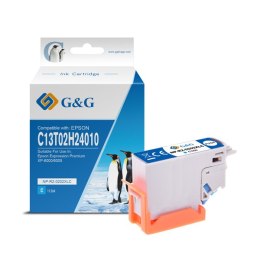 G&G kompatybilny ink / tusz z C13T02H24010, cyan, NP-E-0202XLC, dla Epson XP-6000, XP-6005