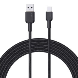 Kabel Aukey CB-NAC1 USB-A do USB-C 1m (czarny)