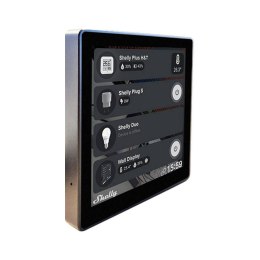 Inteligentny panel sterowania z przełącznikiem 5A Shelly Wall Display (czarny)