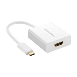 Adapter USB-C do HDMI 1.4 UGREEN 40273, 4K (biały)