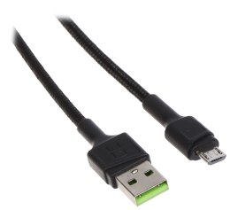 PRZEWÓD USB-A/USB-MICRO/0.3M-GC 0.3 m Green Cell