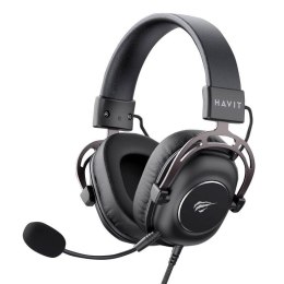 Słuchawki gamingowe Havit H2002Y, czarne, minijack z mikrofonem
