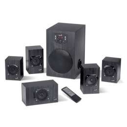 Genius głośniki SW-HF 5.1 4500 v2, 5.1, 125W, czarne, zdalne sterowanie, kino domowe, 3,5 mm jack, 40Hz~20kHz